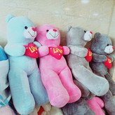عروسک خرس شاسخین یک متری لاو love ،پارچه نیوسافت