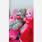 عروسک خرس شاسخین یک متری لاو love ،پارچه نیوسافت