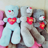 عروسک خرس شاسخین یک متری لاو love ،پارچه نیوسافت