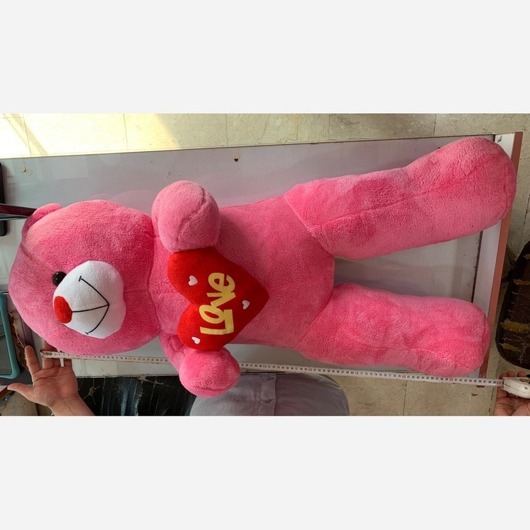 عروسک خرس شاسخین یک متری لاو love ،پارچه نیوسافت