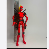 اکشن فیگور خانم لیدی ددپول(lady deadpool)