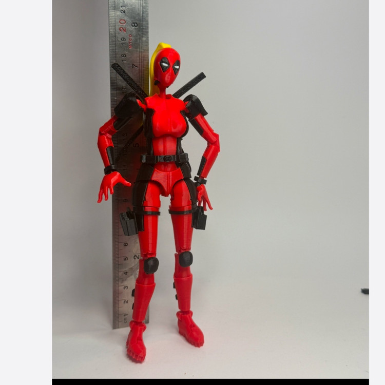 اکشن فیگور خانم لیدی ددپول(lady deadpool)
