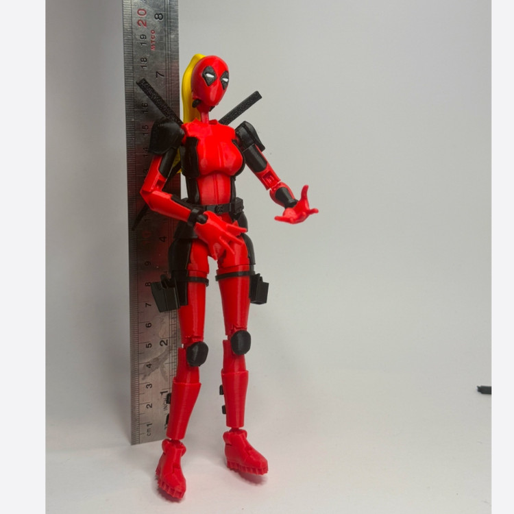 اکشن فیگور خانم لیدی ددپول(lady deadpool)