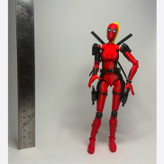 اکشن فیگور خانم لیدی ددپول(lady deadpool)
