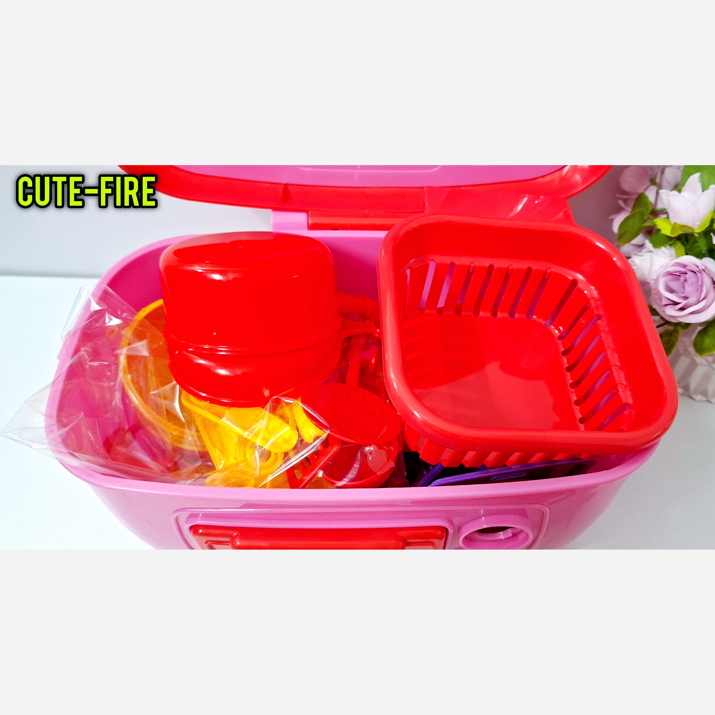 ست آشپزخانه کیفی مدل اجاق گاز 30 عددی سرویس قابلمه و اجاق گاز سرآشپز کوچولو