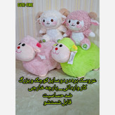 عروسک بره کیوت و بامزه در دو سایز کوچک (نشسته) و بزرگ خارجی وارداتی ببعی