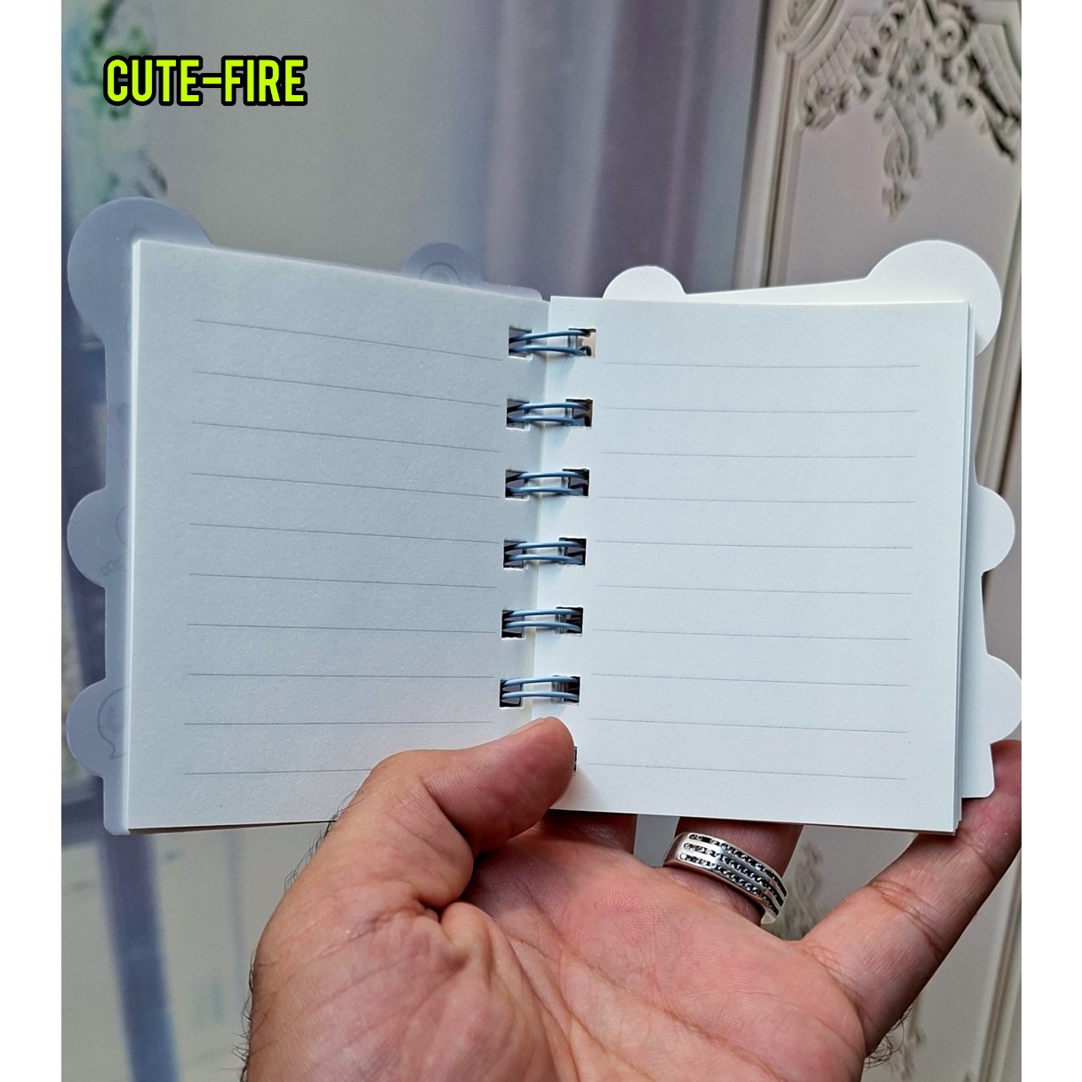 دفترچه فنری سه بعدی جلد طلقی
