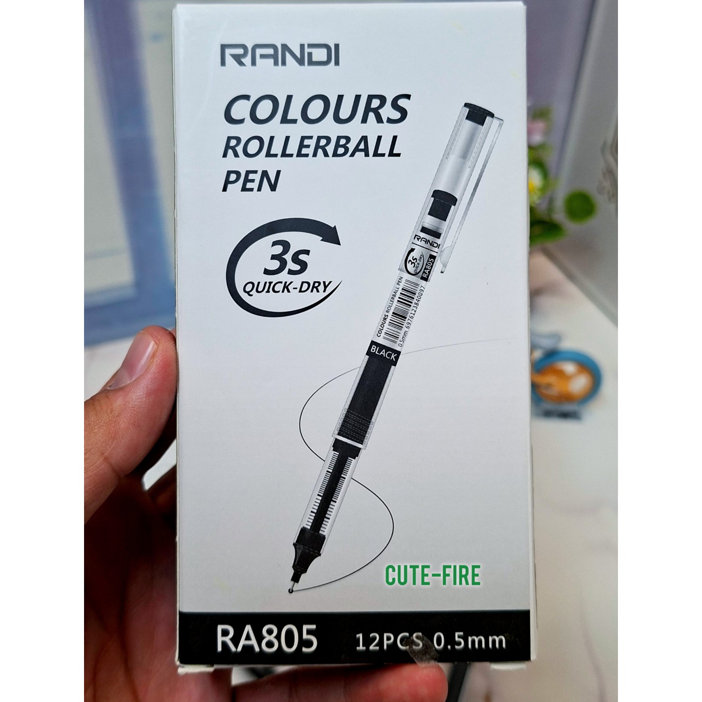روان نویس مشکی با قابلیت quick dry برند Randi