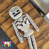 عروسک ماینکرافت اسکلت درجه یک