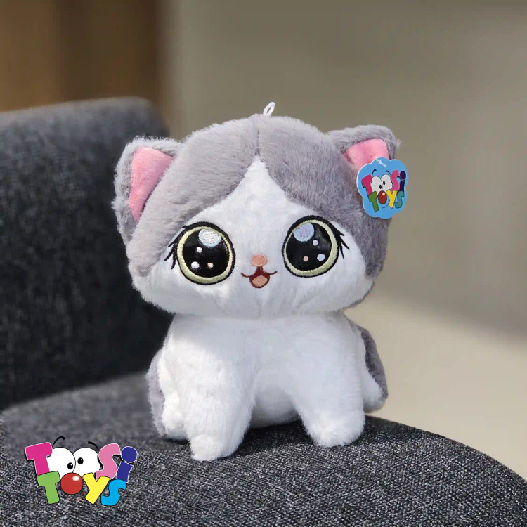 عروسک گربه ملوس چشم درشت