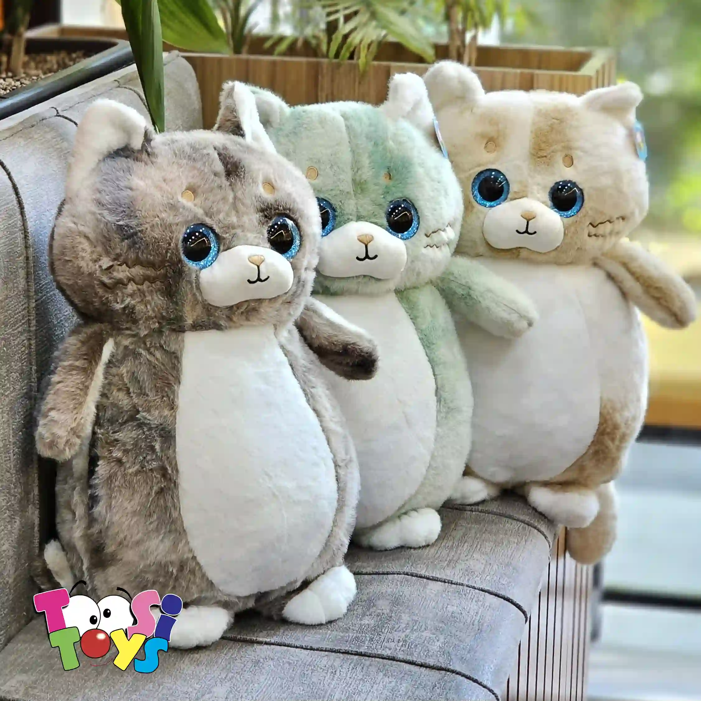 عروسک گربه چشم درشت اورجینال