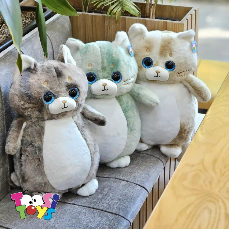عروسک گربه چشم درشت اورجینال