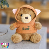 عروسک خرس لباس هودی BEAR