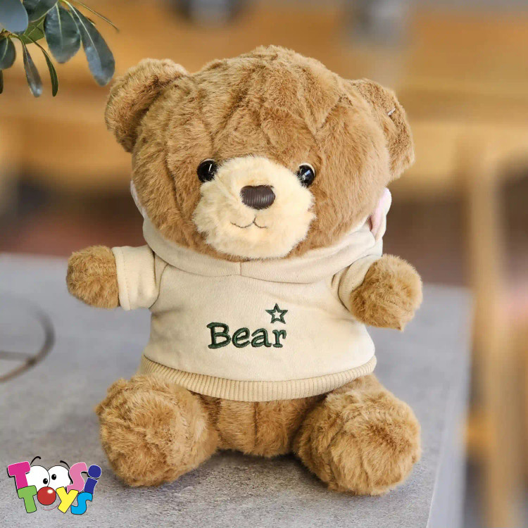 عروسک خرس لباس هودی BEAR