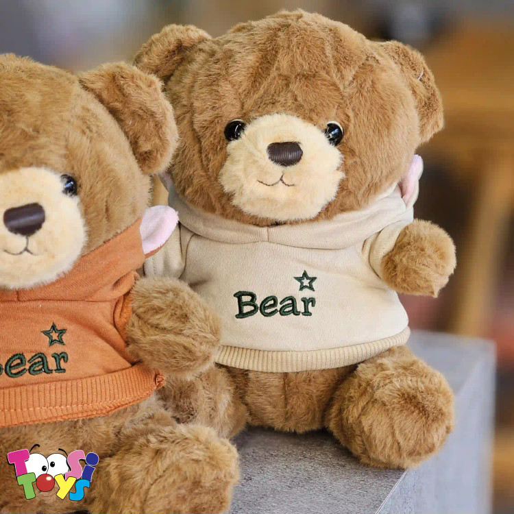 عروسک خرس لباس هودی BEAR