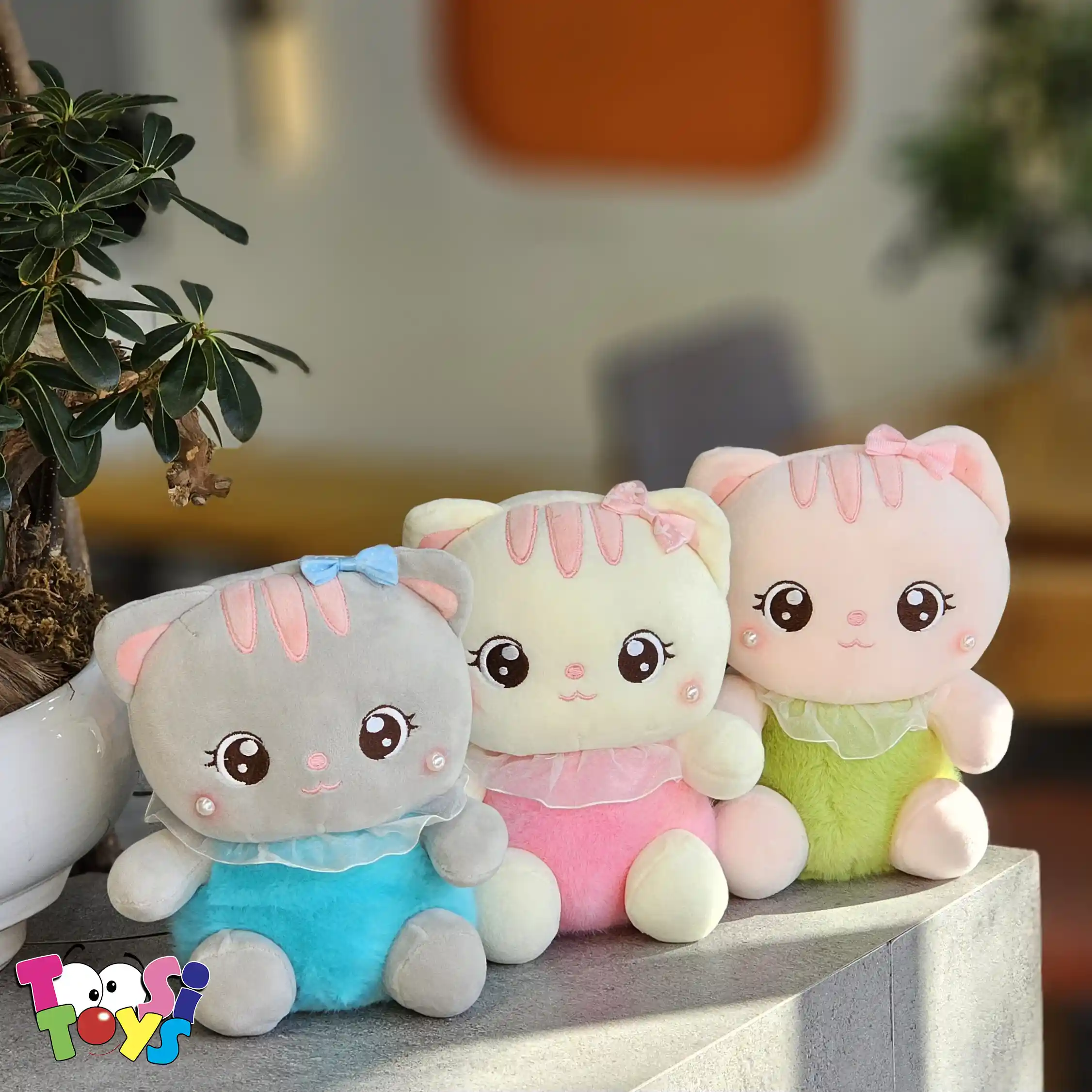 عروسک گربه اکسسوری کیوت