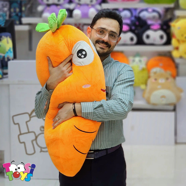 عروسک هویج بالشتی