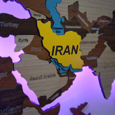 تابلو نوری مدل نقشه جهان نوری