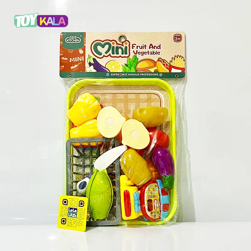 اسباب بازی ست میوه و سبزیجات برشی مدل Mini