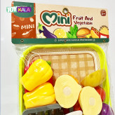 اسباب بازی ست میوه و سبزیجات برشی مدل Mini