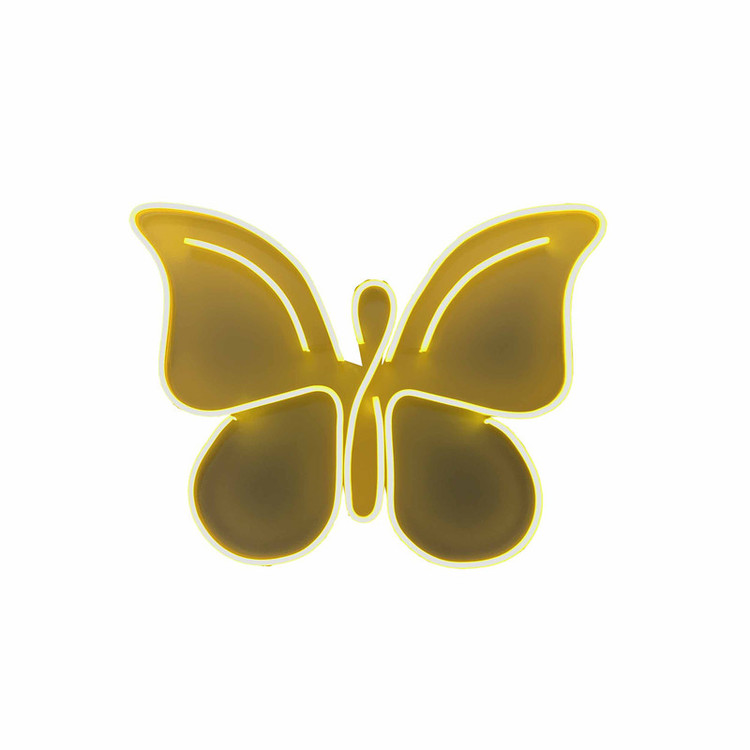 چراغ نئون طرح پروانه
