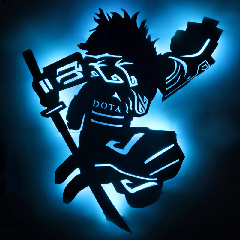 چراغ دیواری مدل هیرو دوتا DOTA2