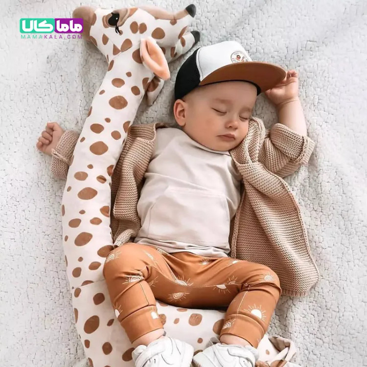 عروسک زرافه سافاری وارداتی اصل 70 سانتیمتری