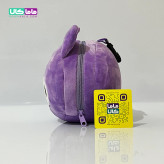 چشم بند بالشتی عروسکی مدل کرومی بنفش