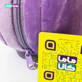 چشم بند بالشتی عروسکی مدل کرومی بنفش