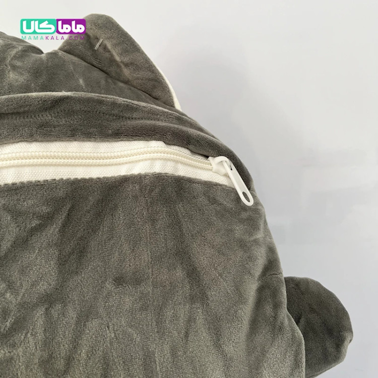 عروسک سگ هاسگی بالشتی پتودار دست گرم کن 50 سانتیمتر