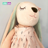 عروسک خرگوش ناز صورتی 55 سانتیمتر