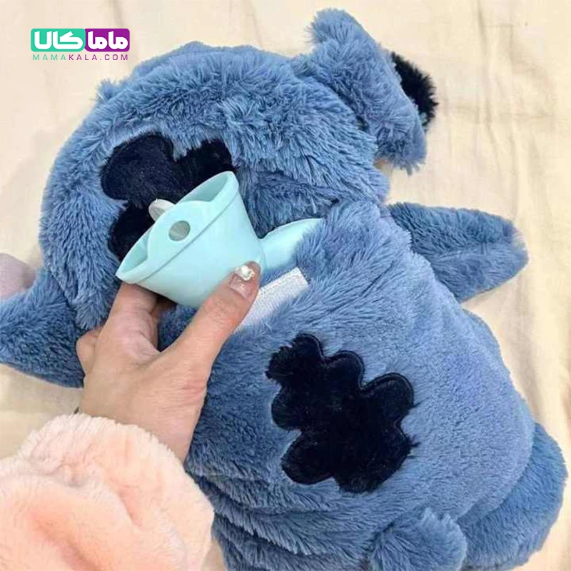 عروسک استیج آبی + کیسه آب گرم 30 سانتیمتر