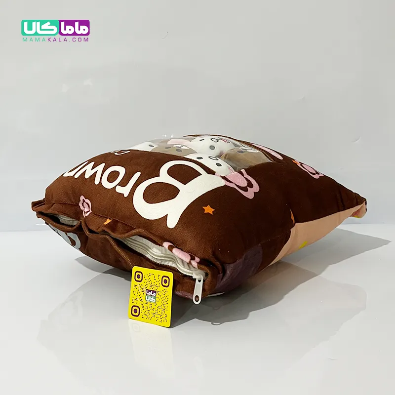 بالشت عروسکی بچه دار مدل براون و کُنی 45 سانتیمتر