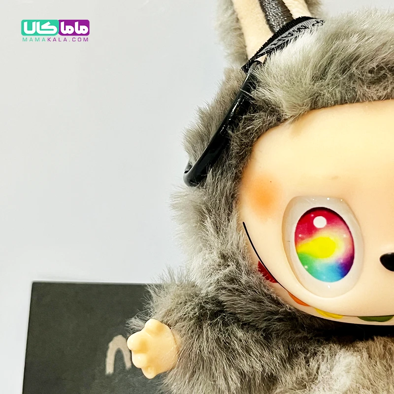 عروسک لبوبو مانستر انرژی طوسی برند پاپ مارت اصل