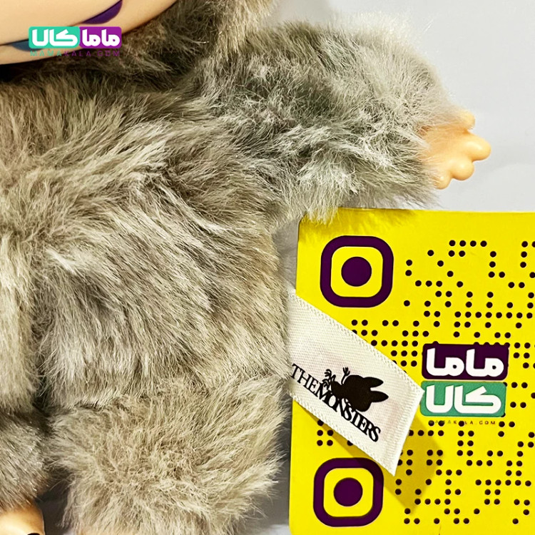 عروسک لبوبو مانستر انرژی طوسی برند پاپ مارت اصل