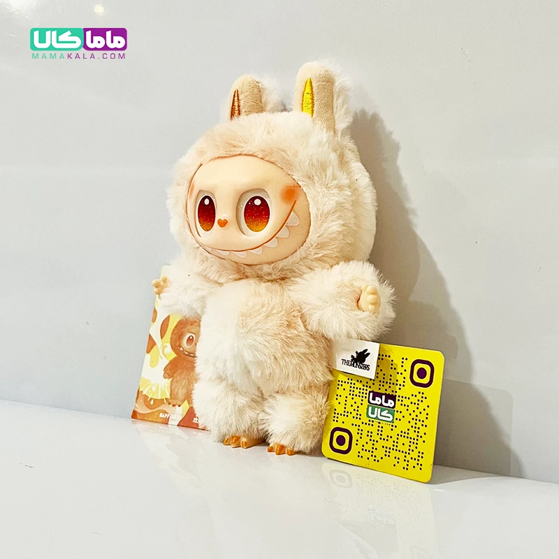 عروسک لابوبو مانستر انرژی زرد 👹 برند پاپ مارت اصل