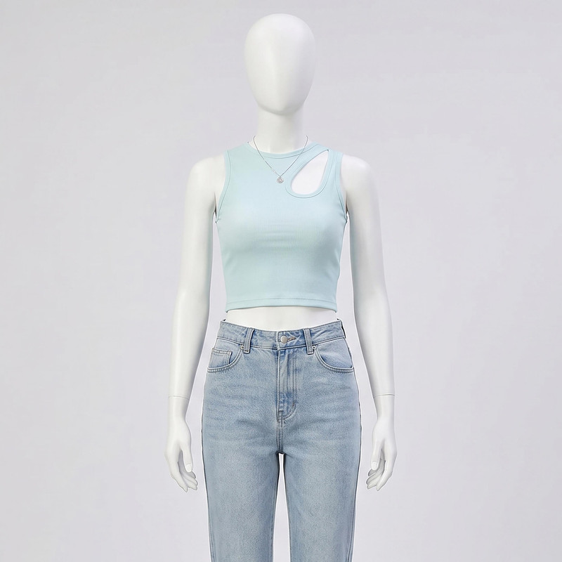 کراپ‌تاپ زنانه دل آویز مدل H439