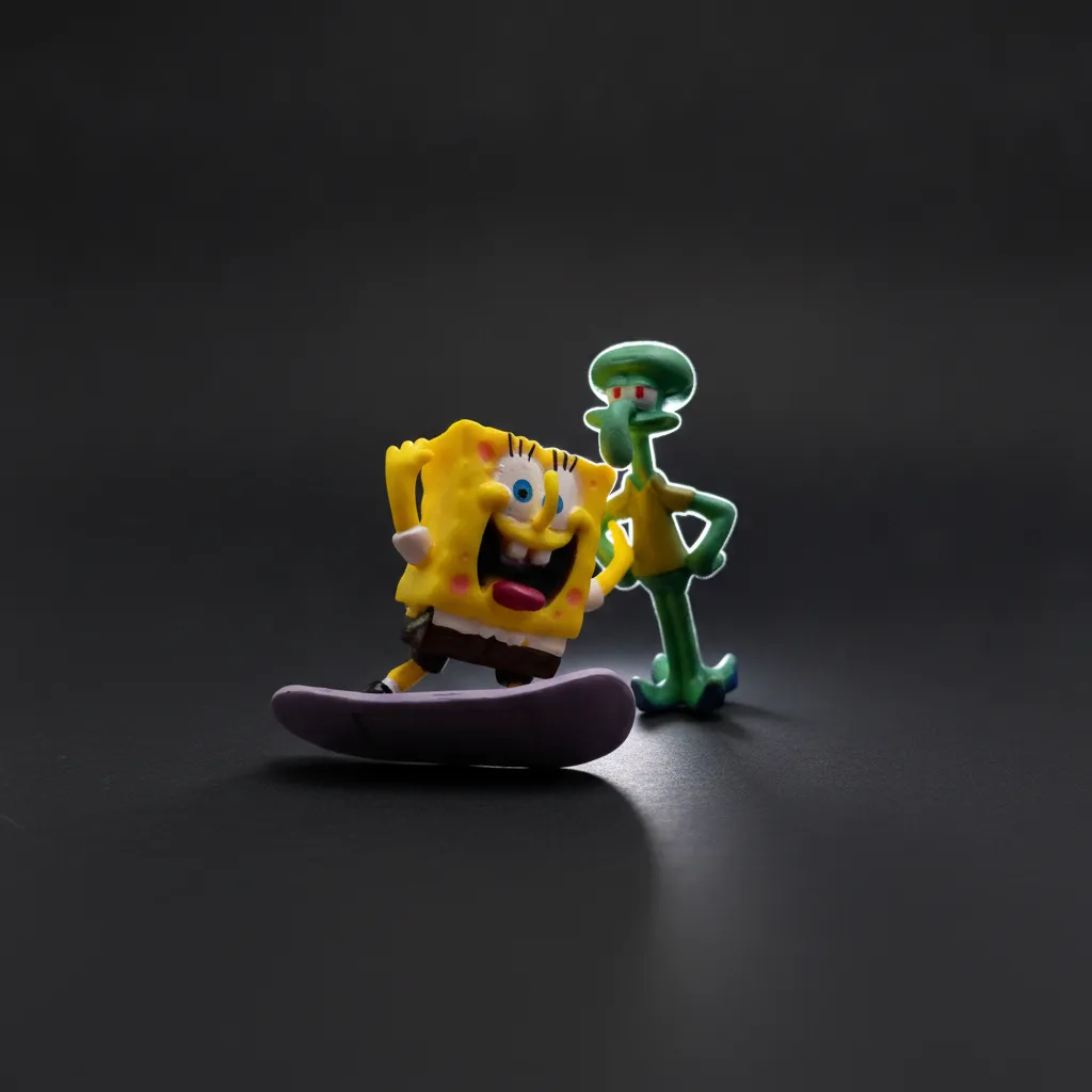 ست مینی فیگور باب اسفنجی و دوستان (SpongeBob) چندتایی کلکسیونی بامزه