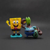 ست مینی فیگور باب اسفنجی و دوستان (SpongeBob) چندتایی کلکسیونی بامزه