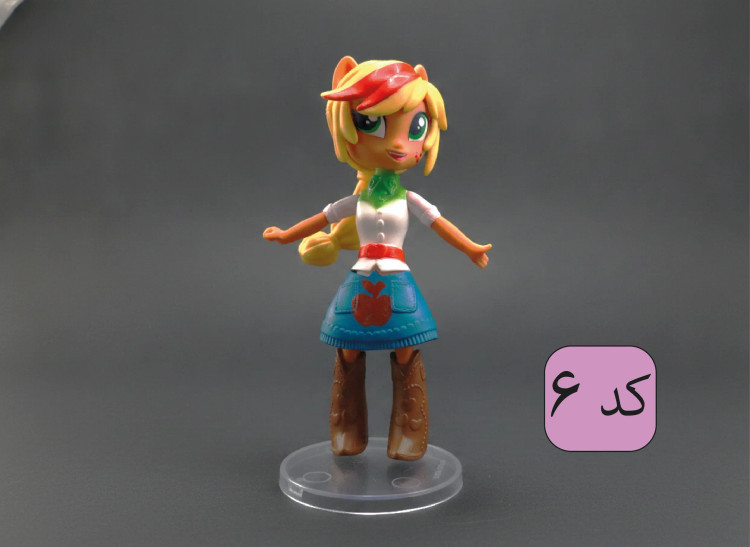 ست 6 عددی فیگور دختران اکواستریا (Equestria Girls) پونی کوچولو مای لیتل پونی
