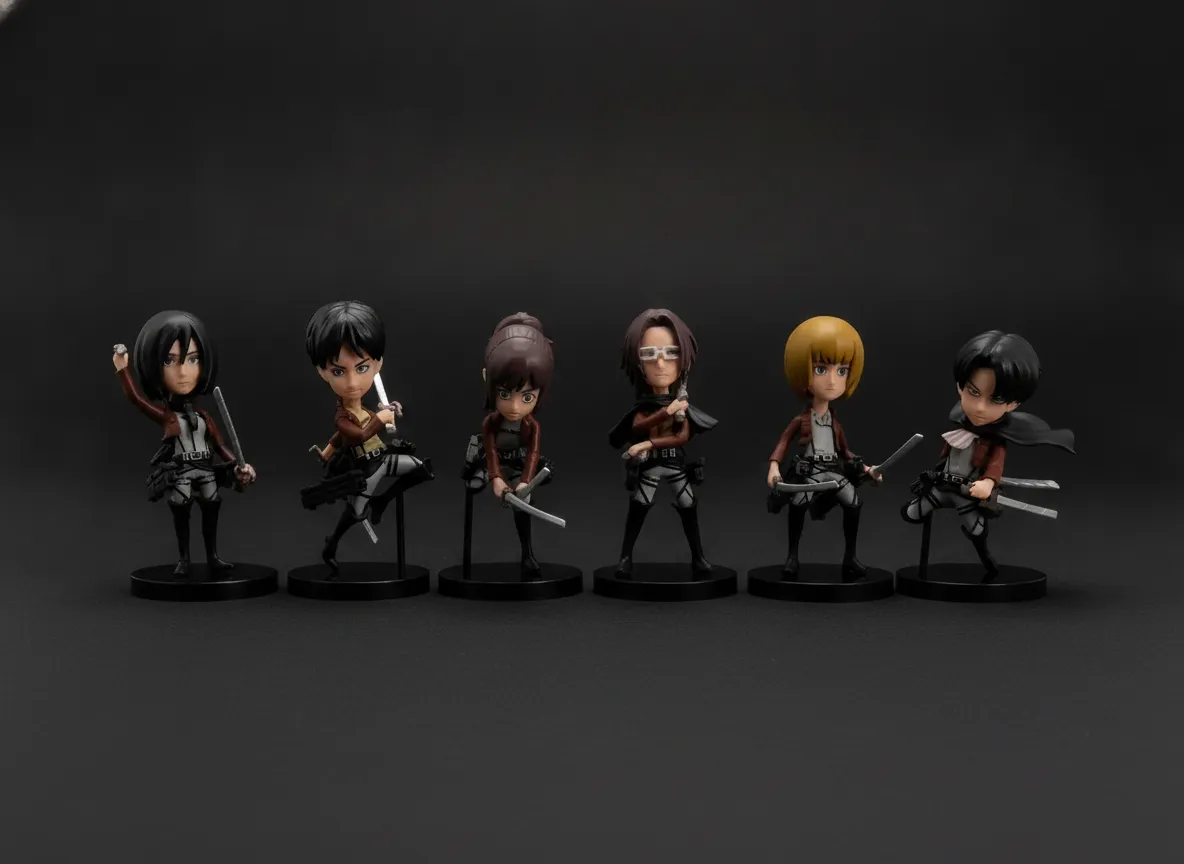 مجموعه اکشن فیگور انیمه اتک آن تایتان (Attack on Titan)