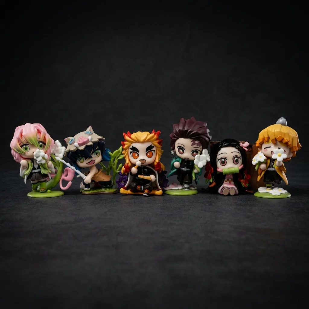 مجموعه اکشن فیگور Chibi / Kawaii فانتزی شیطانکش مینیاتوری