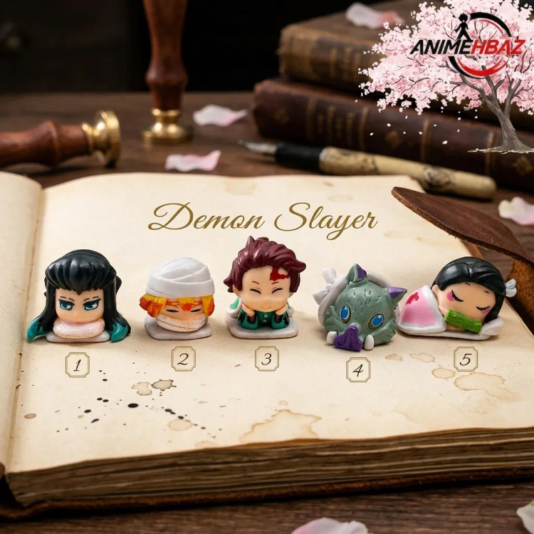 فیگور مینیاتوری شیطان کش (Demon Slayer) مدل سری خوابیده – پک C