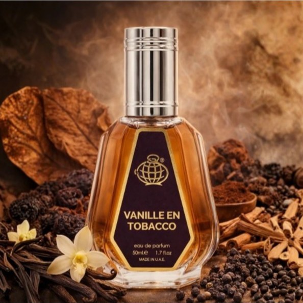 عطر مردانه 50 میل Fragrance World Vanille En Tobacco