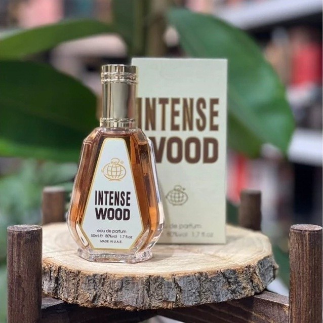 عطر 50 میل فراگرانس ورد اینتنس وود Fragrance World Intense Wood