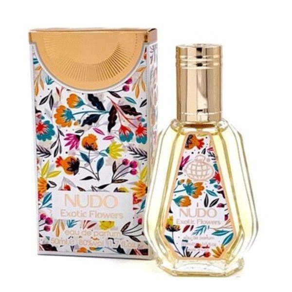 عطر زنانه 50 میل Fragrance World Nudo Exotic Flowers