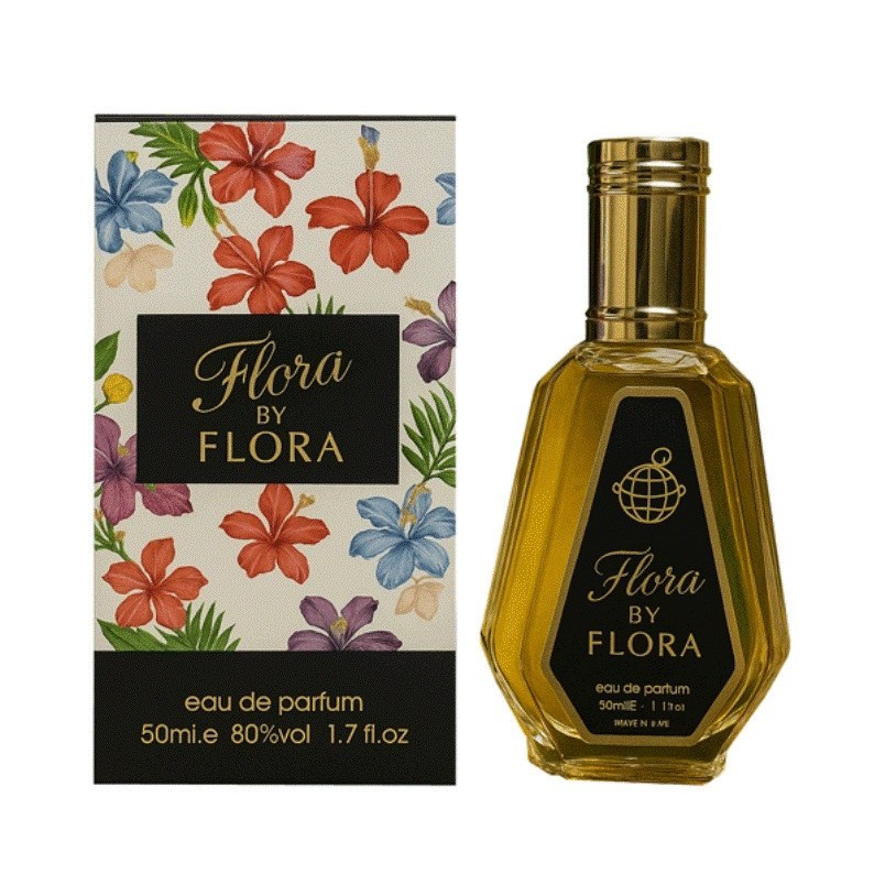 عطر زنانه 50 میل فراگرانس ورد فلورا بای فلورا Fragrance world Flora By Flora