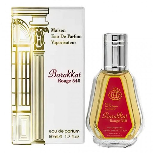 عطر 50 میل فراگرانس ورد Fragrance world Barakkat Rouge 540