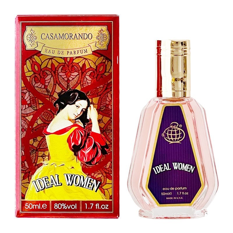 عطر زنانه 50 میل فراگرانس ورد Fragrance World Casamorando Ideal Women