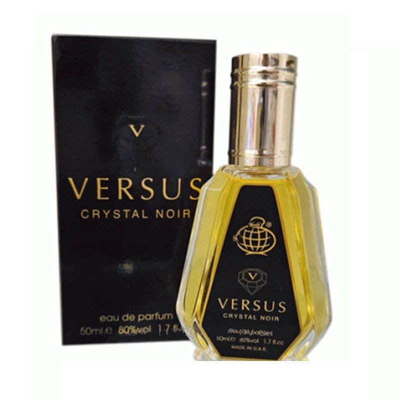 عطر زنانه 50 میل فراگرانس ورد ورسوس کریستال نوآر Fragrance World Versus Crystal Noir